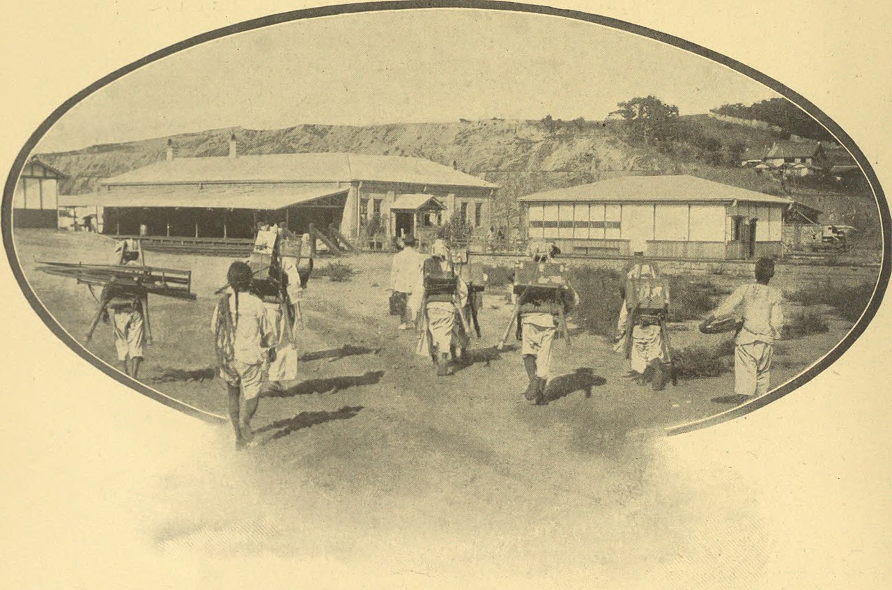 지게를 진 사람들, 1908년 인천